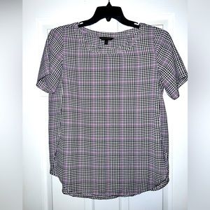 Banana Republic plaid blouse
